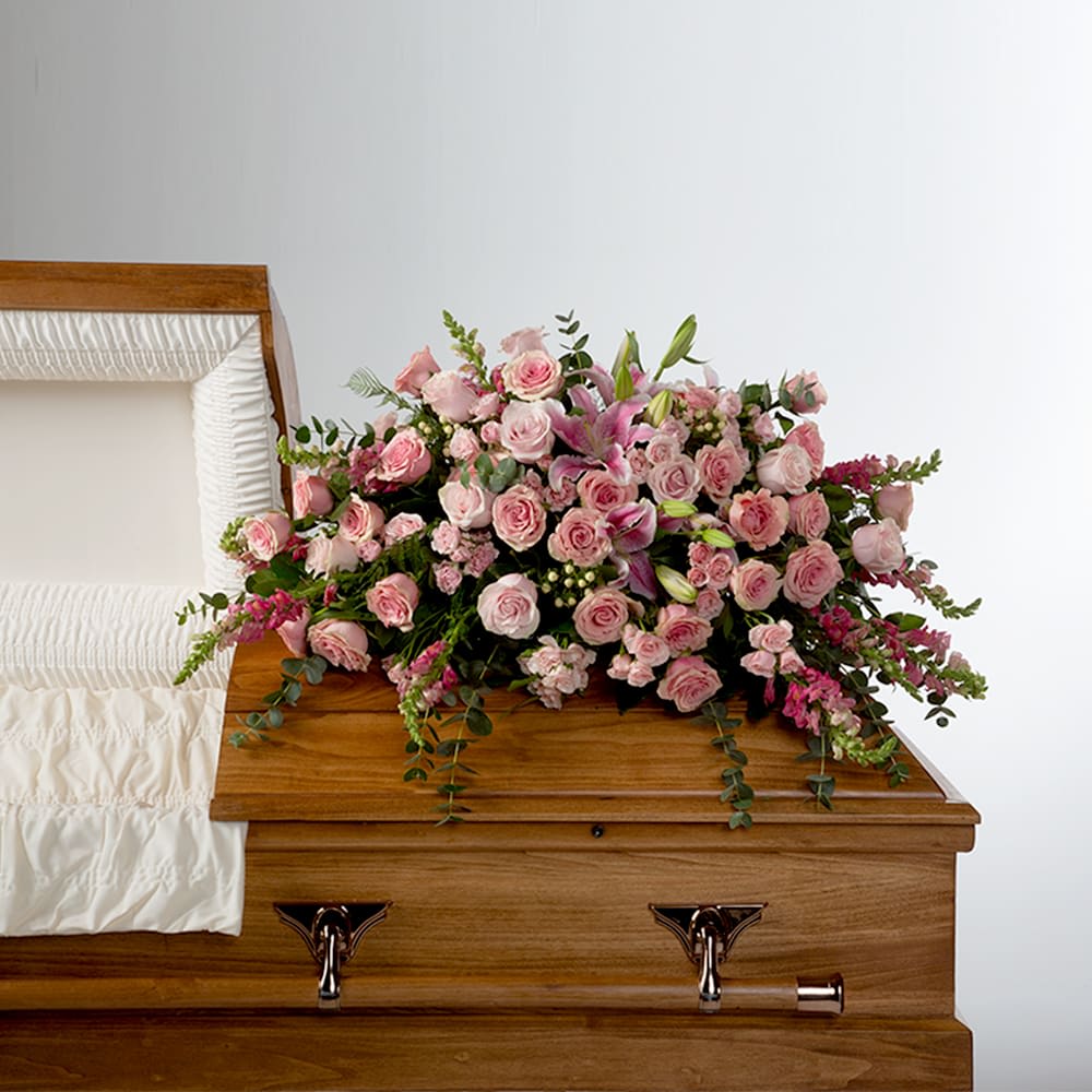 Tender Heart Casket Arrangement in Fowler, CA Fowler Floral & Gifts