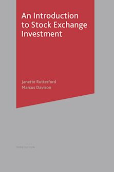 Introduction to Stock Exchange Investment cover