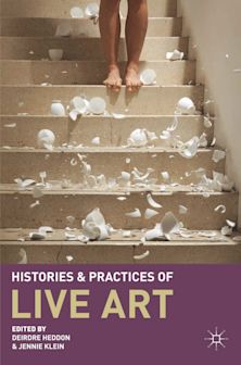 Histories and Practices of Live Art cover