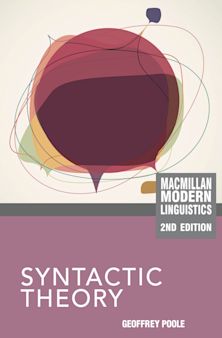 Syntactic Theory cover