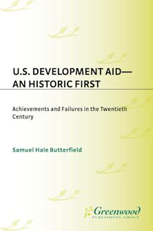 U.S. Development Aid--An Historic First cover