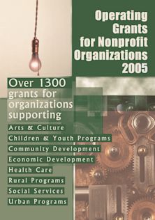 Operating Grants for Nonprofit Organizations 2005 cover