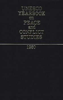 Unesco Yearbook on Peace and Conflict Studies 1980. cover