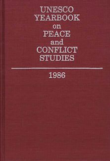 Unesco Yearbook on Peace and Conflict Studies 1986 cover
