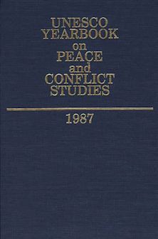 Unesco Yearbook on Peace and Conflict Studies 1987 cover