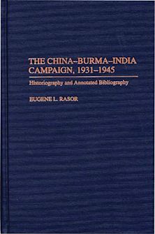 The China-Burma-India Campaign, 1931-1945 cover