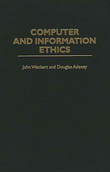 Computer and Information Ethics cover