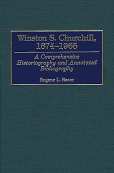 Winston S. Churchill, 1874-1965 cover