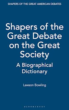 Shapers of the Great Debate on the Great Society cover