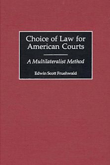 Choice of Law for American Courts cover