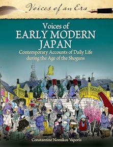 Voices of Early Modern Japan cover