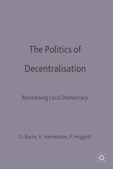 The Politics of Decentralisation cover