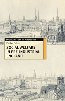 Social Welfare in Pre-industrial England cover
