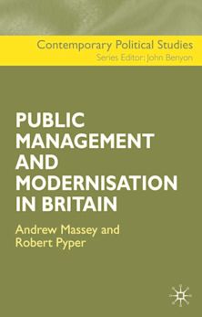 The Public Management and Modernisation in Britain cover