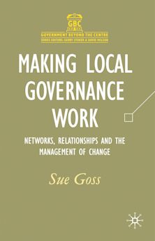 Making Local Governance Work cover