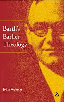 Barth's Earlier Theology cover
