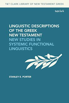 Linguistic Descriptions of the Greek New Testament cover