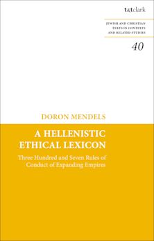 Hellenistic Ethical Lexicon cover