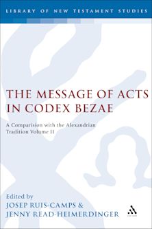 Message of Acts in Codex Bezae cover