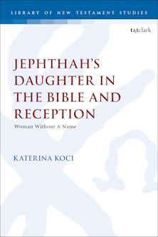 Jephthah’s Daughter in the Bible and Reception cover