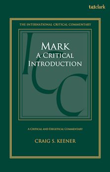 Mark: A Critical Introduction cover