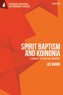 Spirit Baptism and Koinonia cover
