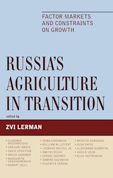 Russia's Agriculture in Transition cover