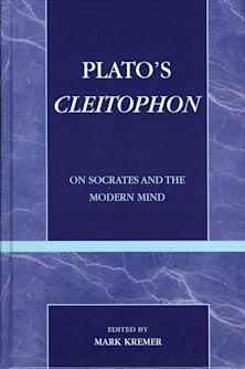 Plato's Cleitophon cover