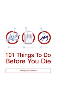 101 Things To Do Before You Die cover