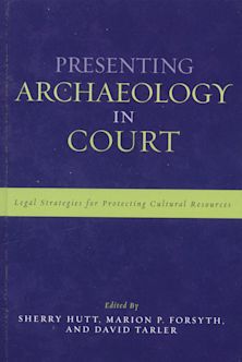 Presenting Archaeology in Court cover