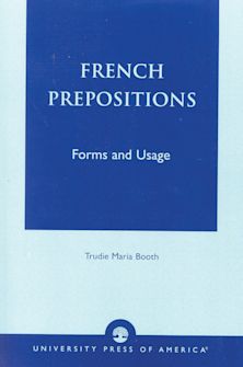French Prepositions cover