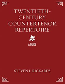 Twentieth-Century Countertenor Repertoire cover