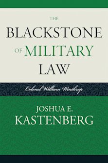 Blackstone of Military Law cover