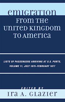 Emigration from the United Kingdom to America cover