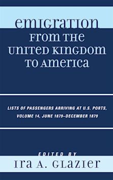 Emigration from the United Kingdom to America cover