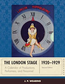 The London Stage 1920-1929 cover
