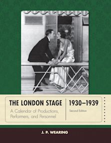 The London Stage 1930-1939 cover
