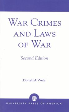 War Crimes and Laws of War cover