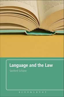 Language and the Law cover