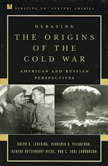 Debating the Origins of the Cold War cover
