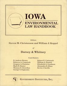 Iowa Environmental Law Handbook cover