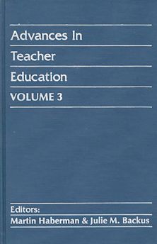 Advances in Teacher Education, Volume 3 cover