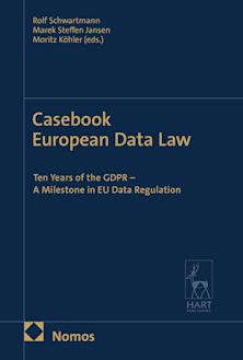 Casebook European Data Law cover