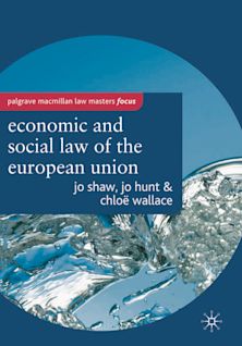 The Economic and Social Law of the European Union cover
