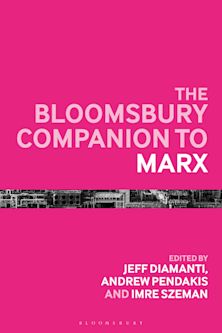The Bloomsbury Companion to Marx cover