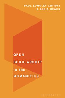 Open Scholarship in the Humanities cover