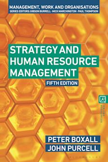 Strategy and Human Resource Management cover