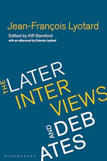 Jean-Francois Lyotard cover