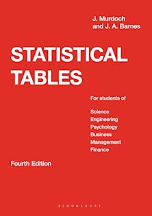 Statistical Tables cover
