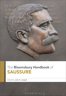 The Bloomsbury Handbook of Saussure cover